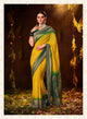 Haldi Wear Bandhej Silk Saree