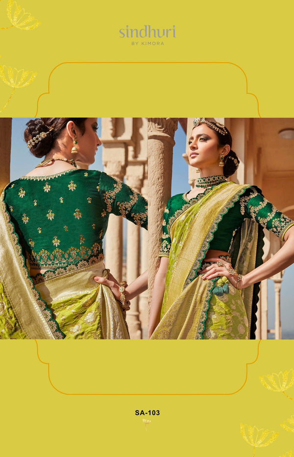 Haldi Wear Designer Silk Saree - Fashion Nation