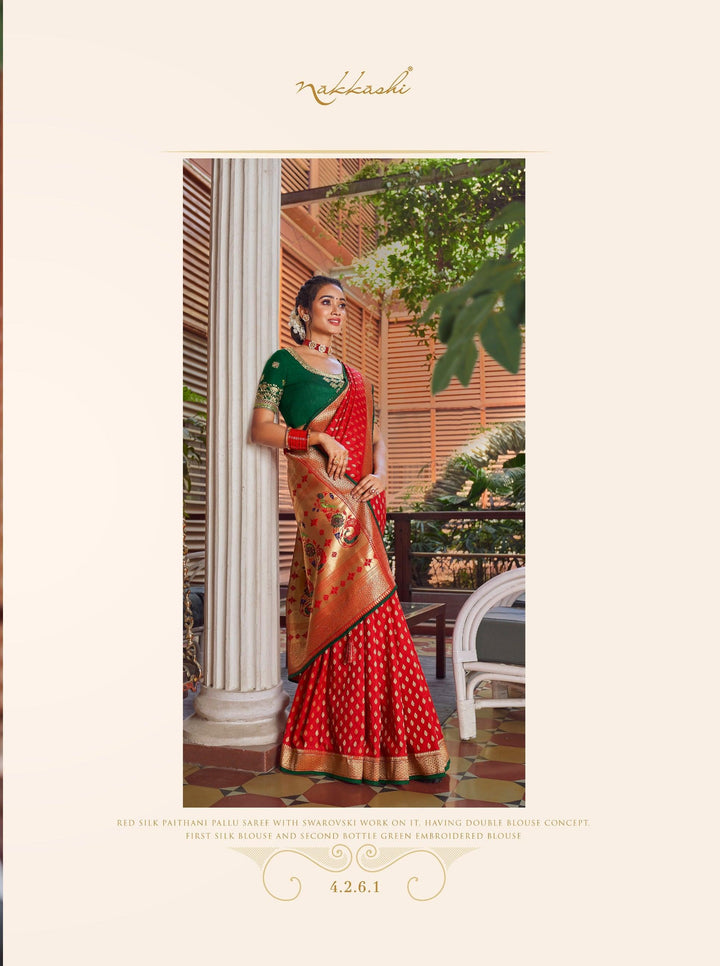 Marriage Wear Jacquard Silk Saree - Fashion Nation