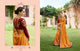 Curated ARD4116 Choicest Maroon Mustard Yellow Multicoloured Silk Cotton Saree - Fashion Nation