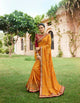 Curated ARD4116 Choicest Maroon Mustard Yellow Multicoloured Silk Cotton Saree - Fashion Nation