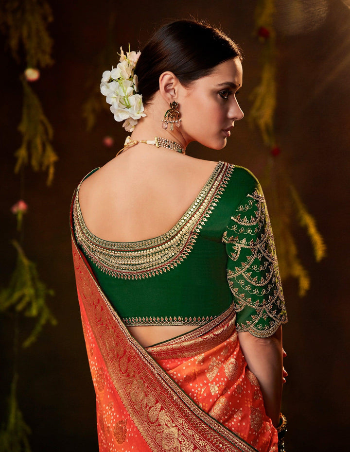 Engagement Wear Ethnic Silk Saree - Fashion Nation
