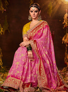 Sangeet Special Rajasthani Silk Saree