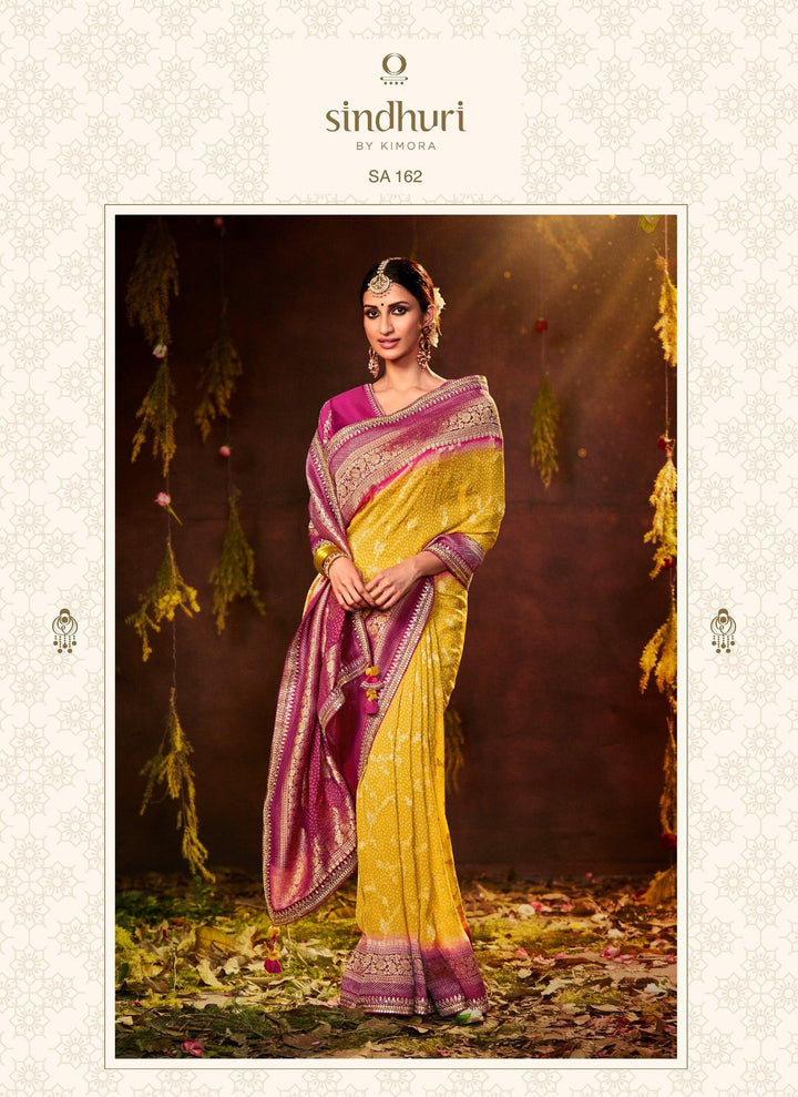 Marriage Special Bandhej Silk Saree - Fashion Nation